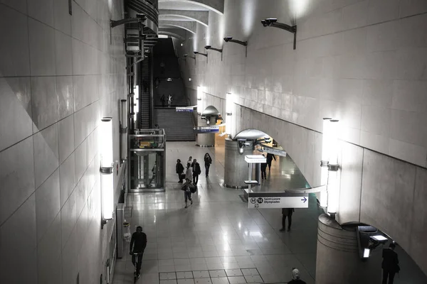 Paris Frankreich Oktober 2016 Innenausbau Der Rer Station Bibliotheque Francois — Stockfoto