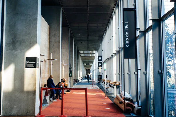 Paris França Outubro 2016 Vista Interior Edifício Referência Bibliotheque Nationale — Fotografia de Stock