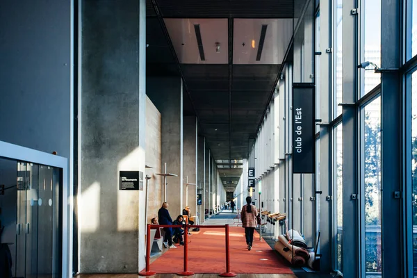 Paris França Outubro 2016 Vista Interior Edifício Referência Bibliotheque Nationale — Fotografia de Stock