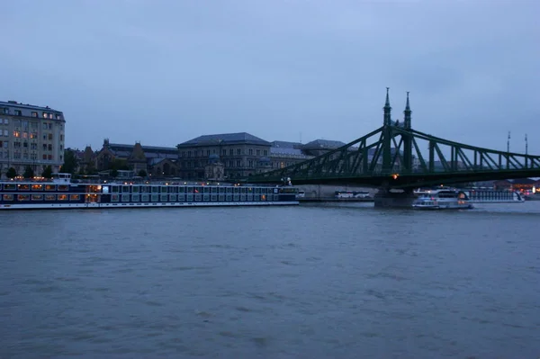 Edifici Storici Una Giornata Sole Nel Centro Budapest Ungheria — Foto Stock