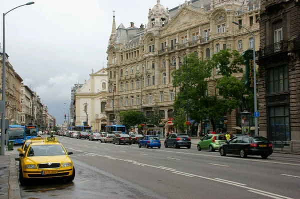 Edificios Históricos Día Soleado Budapest Centro Hungría — Foto de Stock