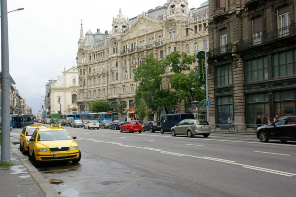 Edificios Históricos Día Soleado Budapest Centro Hungría — Foto de Stock