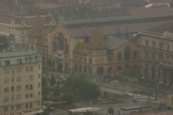 Historické Budovy Slunečný Den Centru Budapešti Maďarsko — Stock fotografie