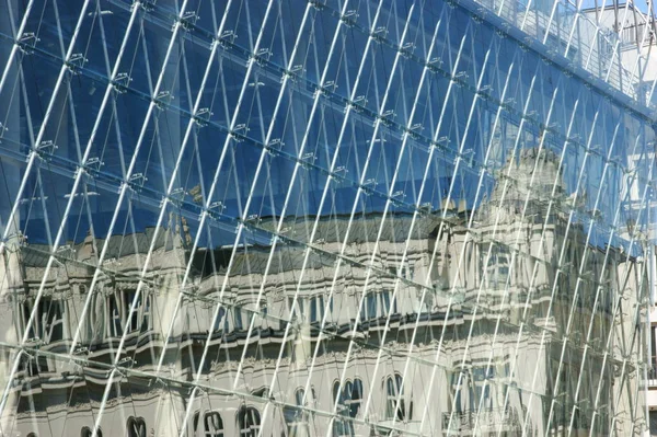 Historical Buildings Sunny Day Budapest Downtown Hungary — Stock Photo, Image