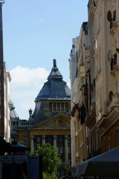 Historische Gebouwen Een Zonnige Dag Het Centrum Van Budapest Hongarije — Stockfoto