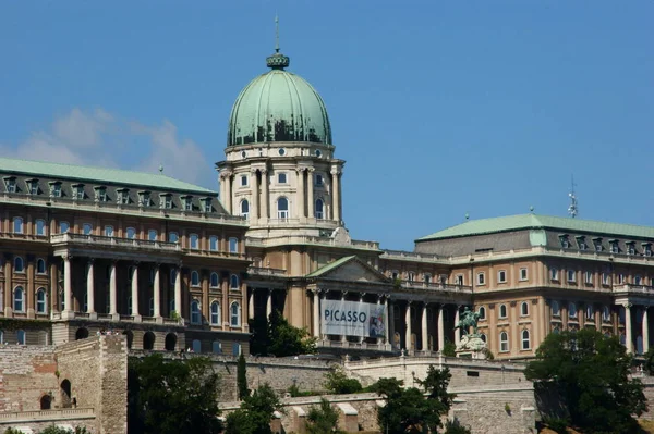 Historische Gebäude Einem Sonnigen Tag Budapest Innenstadt Ungarn — Stockfoto