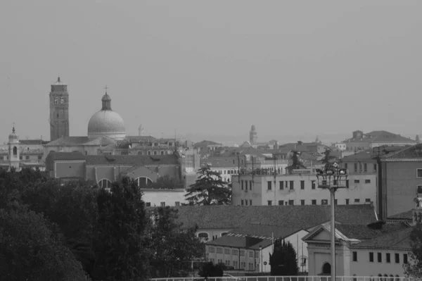 Skyline Van Venetië Het San Marco Plein Zonnige Dag — Stockfoto