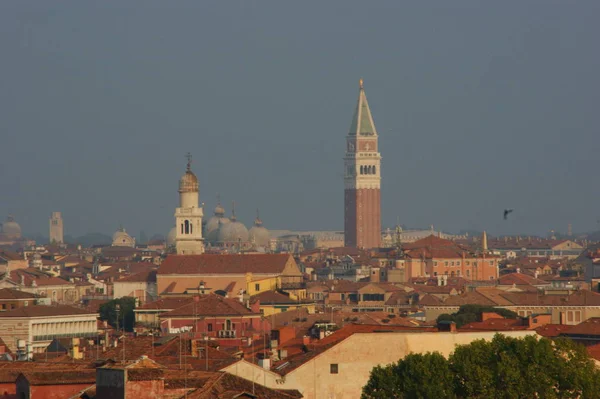 Venice Skyline San Marco Square Sunny Day — Stock Photo, Image