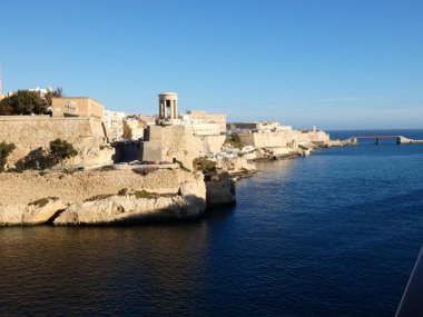 La Valletta ana şehri Malta Adası.