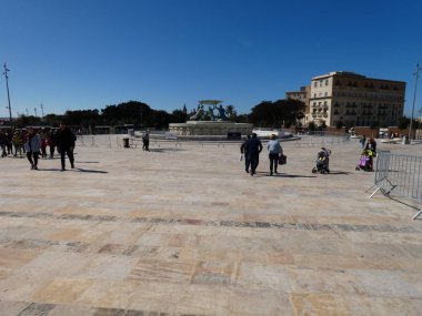 La Valletta ana şehri Malta Adası.