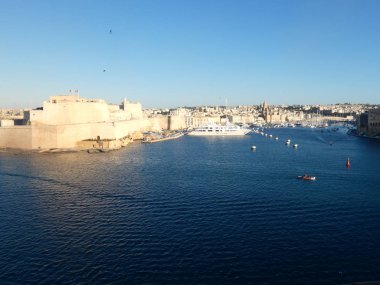 La Valletta ana şehri Malta Adası.