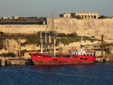 La Valletta ana şehri Malta Adası.