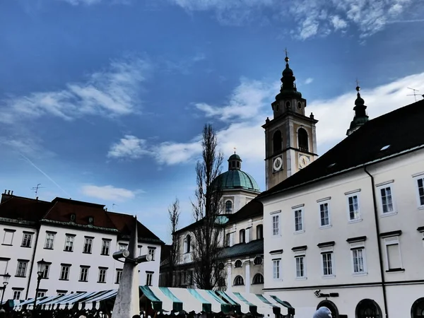 Lubiana Belangrijkste Stad Van Slovenië — Stockfoto