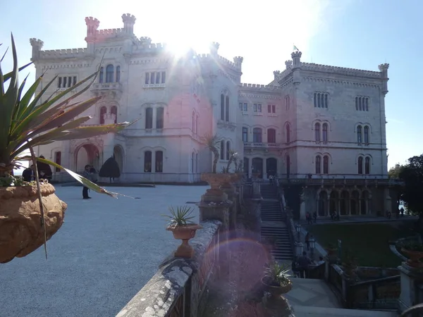 Miramare Castle Adriatic Sea Trieste — Stock Photo, Image