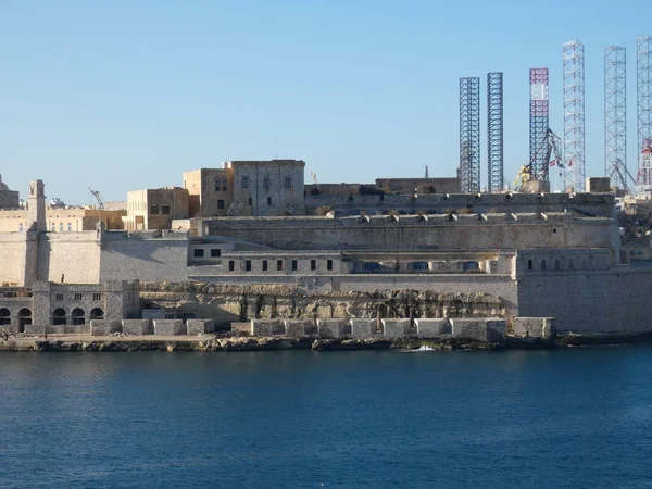 Valletta Κύρια Πόλη Στο Νησί Της Μάλτας — Φωτογραφία Αρχείου