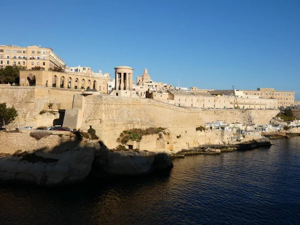 Valletta Belangrijkste Stad Het Eiland Malta — Stockfoto