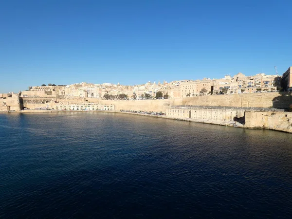 Valletta Belangrijkste Stad Het Eiland Malta — Stockfoto