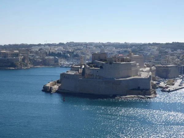 Valletta Málta Szigetének Városa — Stock Fotó