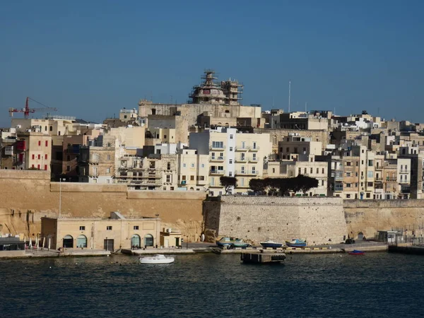 Valletta Main City Island Malta — стокове фото