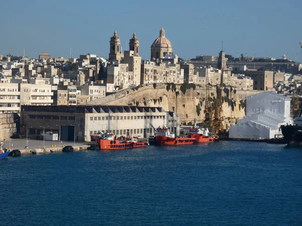 マルタ島のラ バレッタの主要都市 — ストック写真