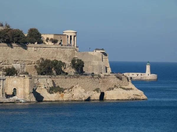 Valletta Belangrijkste Stad Het Eiland Malta — Stockfoto