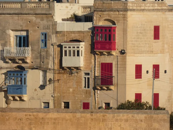 Valletta Cidade Principal Ilha Malta — Fotografia de Stock