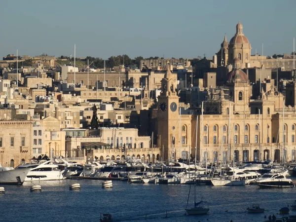 Valletta Cidade Principal Ilha Malta — Fotografia de Stock