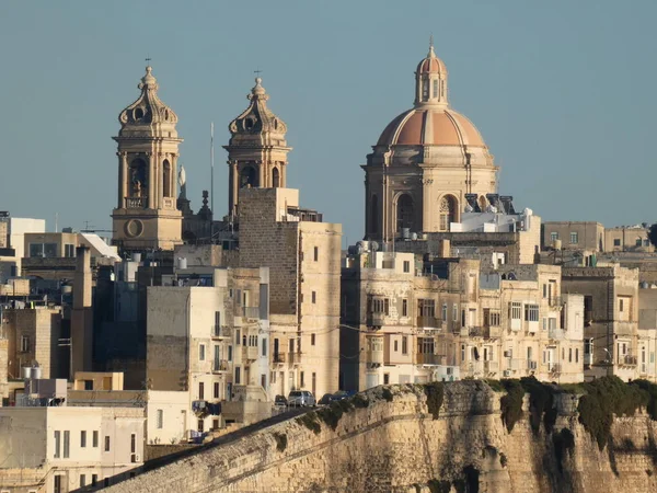 マルタ島のラ バレッタの主要都市 — ストック写真