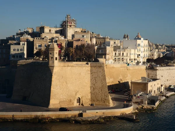 Valletta Κύρια Πόλη Στο Νησί Της Μάλτας — Φωτογραφία Αρχείου