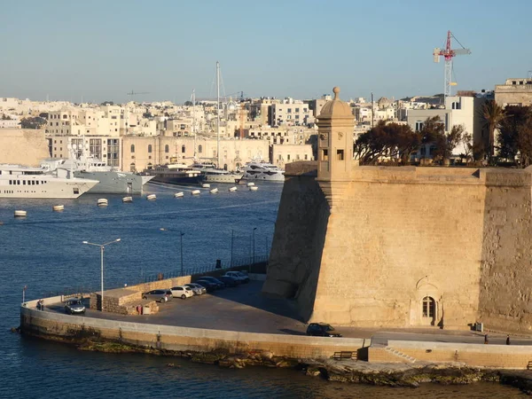 Valette Ville Principale Île Malte — Photo