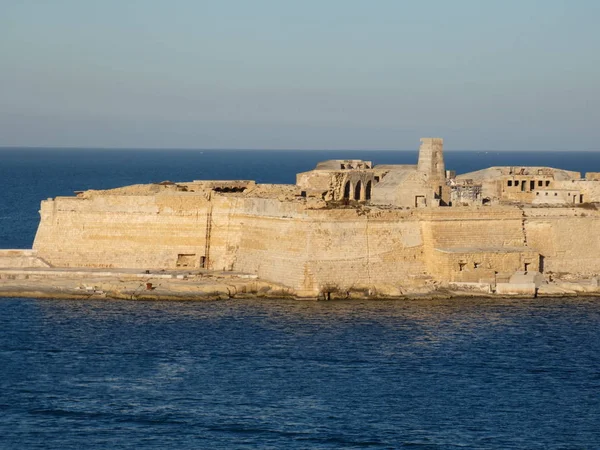 Valletta Κύρια Πόλη Στο Νησί Της Μάλτας — Φωτογραφία Αρχείου