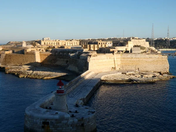 Valletta Κύρια Πόλη Στο Νησί Της Μάλτας — Φωτογραφία Αρχείου