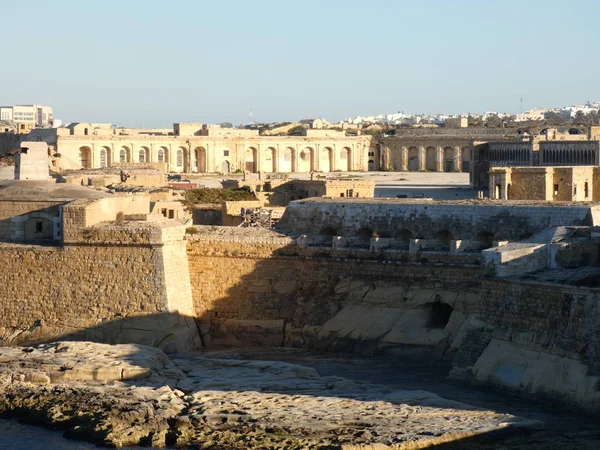 Valletta Κύρια Πόλη Στο Νησί Της Μάλτας — Φωτογραφία Αρχείου