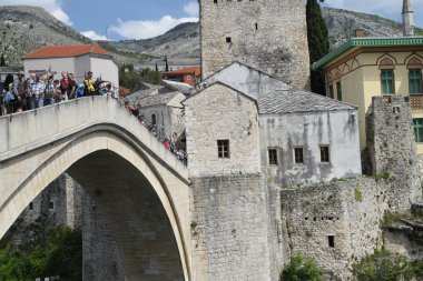 Bosna-Hersek 'in güzel Mostar kenti