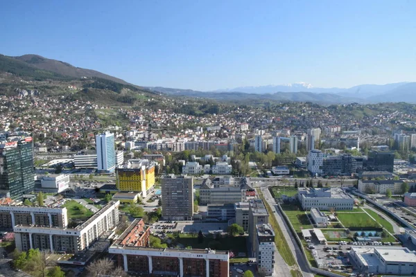 Sarajewo Główne Miasto Bosnie Hercegowina — Zdjęcie stockowe