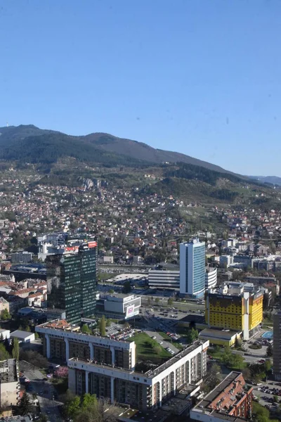 サラエヴォの主要都市ボスニア ヘルツェゴビナ — ストック写真