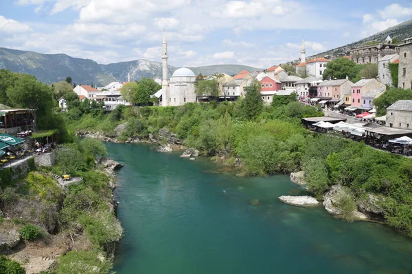 Όμορφη Πόλη Μόσταρ Στη Βοσνία Ερζεγοβίνη — Φωτογραφία Αρχείου