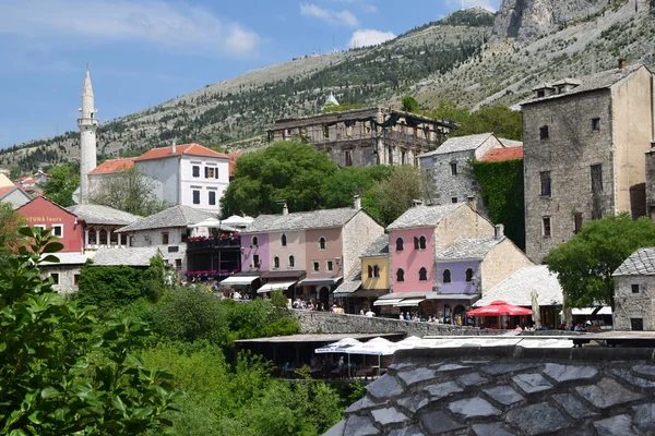 Cidade Bonita Mostar Bósnia Herzegovina — Fotografia de Stock