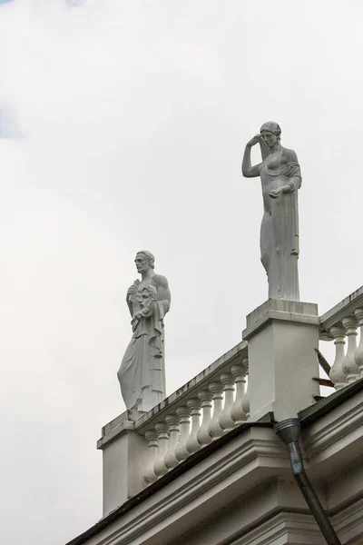 Gomel Belarus July 2015 Statue Palace Rumyantsev Paskevich Gomel City — Stock Photo, Image