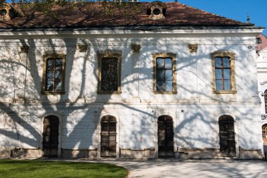 Godollo, Macaristan - 22 Nisan 2018: Godollo The Royal Palace Habsburg ev Prenses Elizabeth ve Franz Joseph kocası en sevdiğim yaz oldu