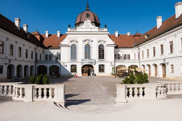 Gödöllő Maďarsko Dubna 2018 Královský Palác Gödöllő Byla Oblíbená Letní — Stock fotografie