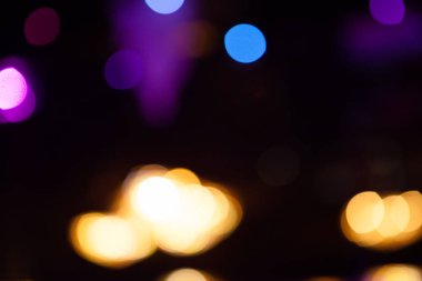 Işıklar gece parti tasarımınız için bokeh arka plan bulanık