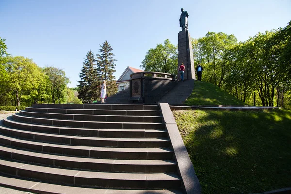 Каневі Україна Травень 2010 Пам Ятника Тараса Шевченка Каневі Україна — стокове фото