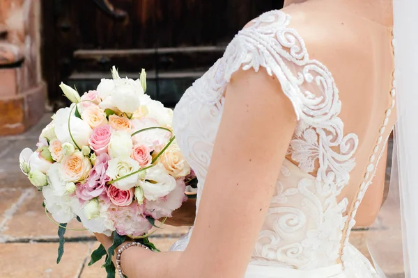 Ramo Las Manos Novia — Foto de Stock