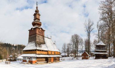 Ahşap kilise, Kutsal bakire Pilipets, Ukrayna'da doğuş