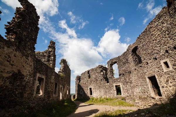 Ruins Castle Nevytske Transcarpathian Region Center Uzhgorod Photo Nevitsky Castle — Stock Photo, Image