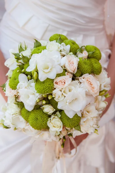 Ramo Hermoso Boda Las Manos Novia —  Fotos de Stock