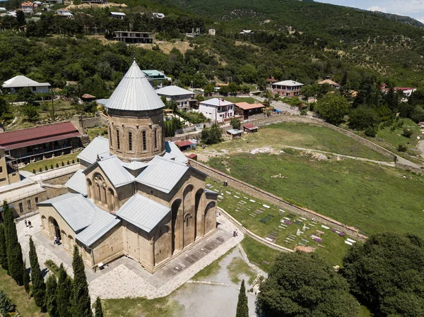 Vista aérea al Monasterio de Samtavro en Mtskheta, Georgia —  Fotos de Stock