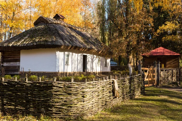 Pereyaslav Khmelnitsky Ukraine October 2015 Reconstruction Ancient Clay House Pereyaslav — 스톡 사진