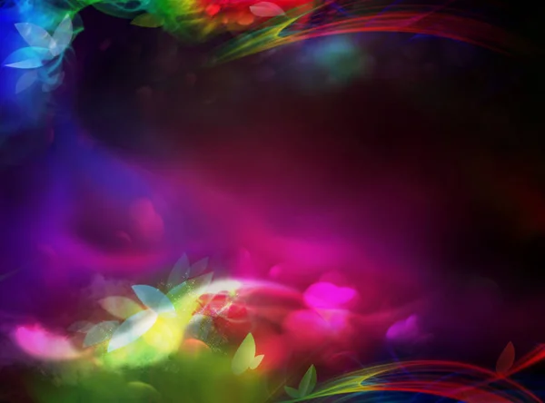 Абстрактный Сказочный Красочный Фон — стоковое фото